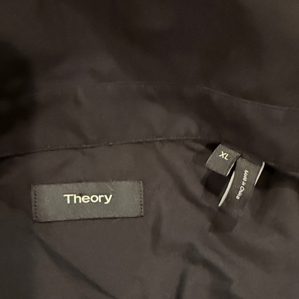 Theory Sylvain Wealth Poplin Long-Sleeve Shirt - Picture 4 of 7